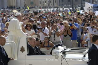Papst Franziskus Jubiläumsaudienz Ausserordentliches Jubiläum der Barmherzigkeit